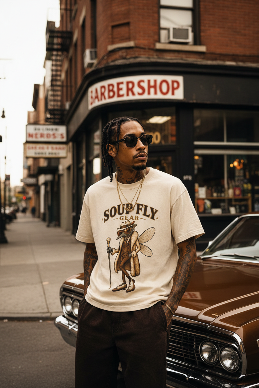 Soup Fly Slim Tee - Mockup 2