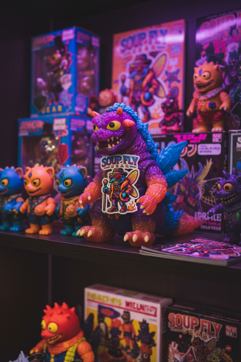 Soup Fly Sofubi Sticker - Vinyl Toy Scene