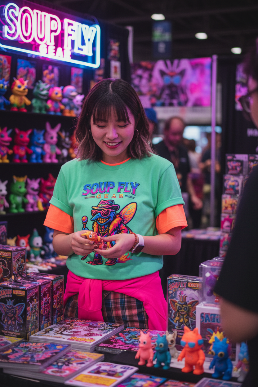 Soup Fly Sofubi Tee - Japanese Woman Convention